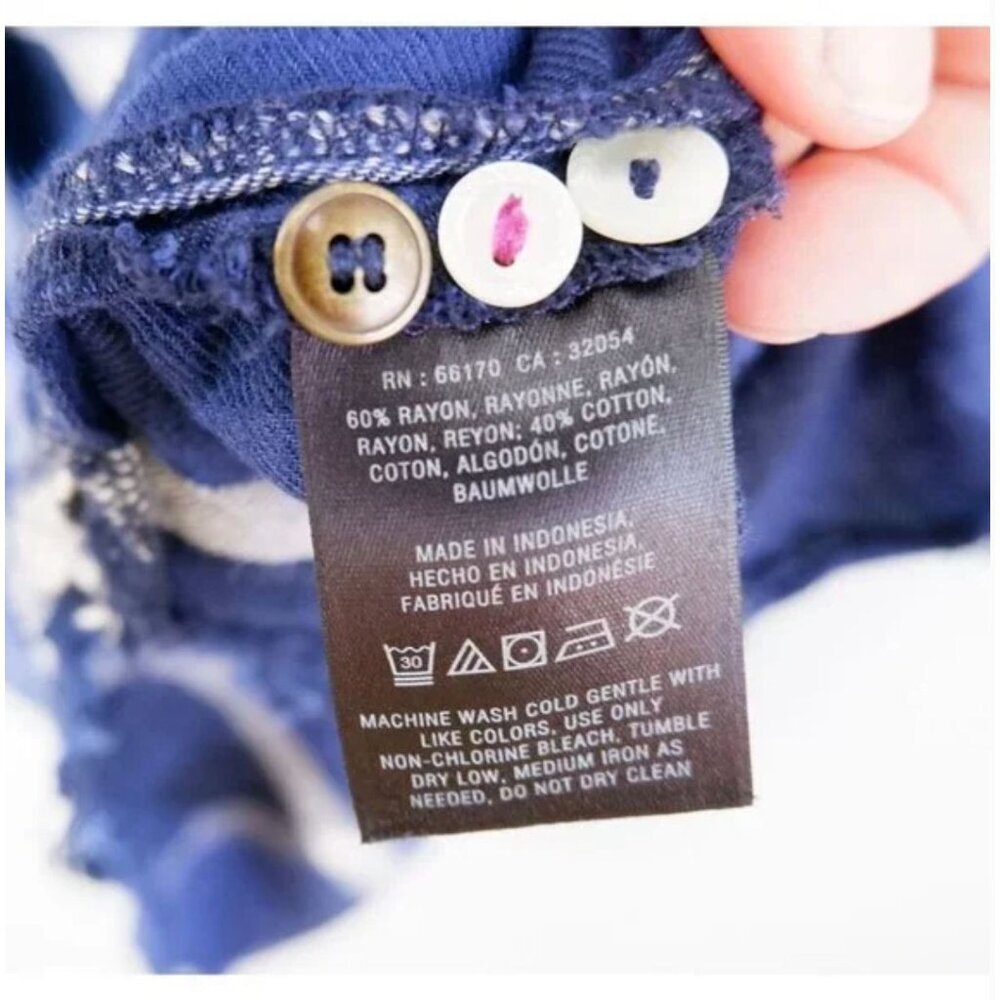Anthropologie Holding Horses Blue Plaid Flannel Womens Shacket Top Women's Size - Picture 6 of 11